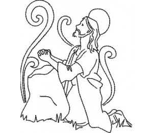 Stickdatei - Moments with Jesus beten